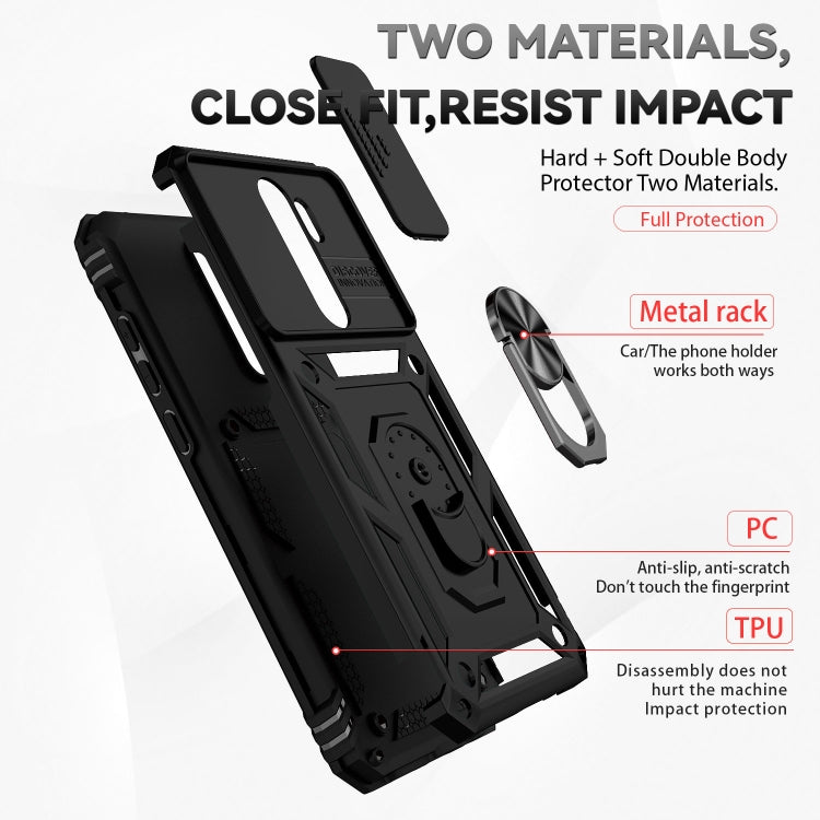 Sliding Camshield Holder Phone Case, For Xiaomi Redmi Note 8 Pro