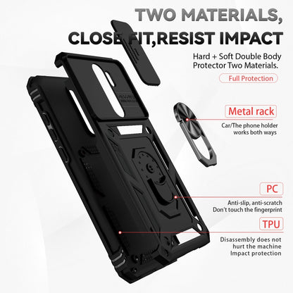 Sliding Camshield Holder Phone Case, For Xiaomi Redmi Note 8 Pro