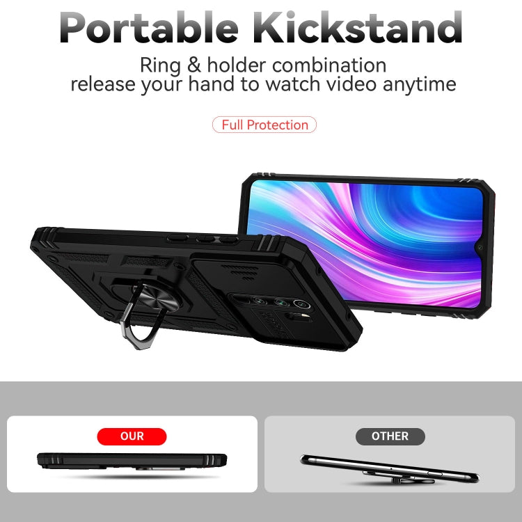 Sliding Camshield Holder Phone Case, For Xiaomi Redmi Note 8 Pro