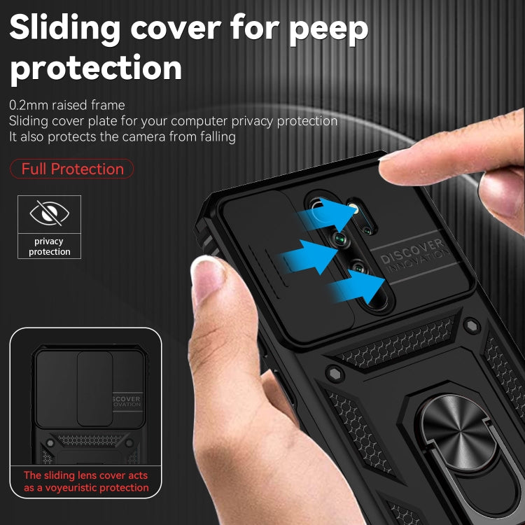 Sliding Camshield Holder Phone Case, For Xiaomi Redmi Note 8 Pro