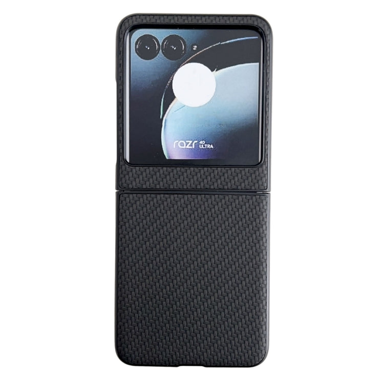 Weave Texture PC Phone Case, For Motorola Razr 50, For Motorola Razr 40 Ultra / Razr 2023