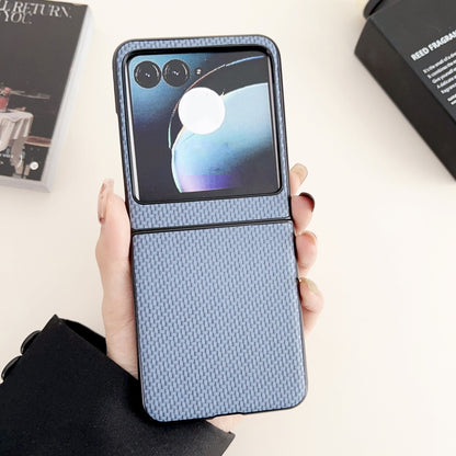 Weave Texture PC Phone Case, For Motorola Razr 50, For Motorola Razr 40 Ultra / Razr 2023