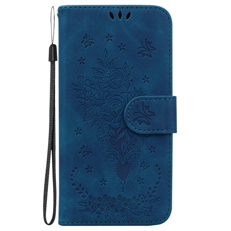 Butterfly Rose Embossed Leather Phone Case, For Realme 11 5G/Narzo 60 India Version, For Realme 11 5G Global, For Realme 11 Pro / 11 Pro+ / Narzo 60 Pro, For Realme C53 / Narzo N53, For Realme C65 4G