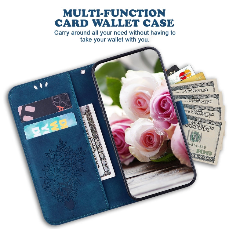 Butterfly Rose Embossed Leather Phone Case, For Realme 11 5G/Narzo 60 India Version, For Realme 11 5G Global, For Realme 11 Pro / 11 Pro+ / Narzo 60 Pro, For Realme C53 / Narzo N53, For Realme C65 4G