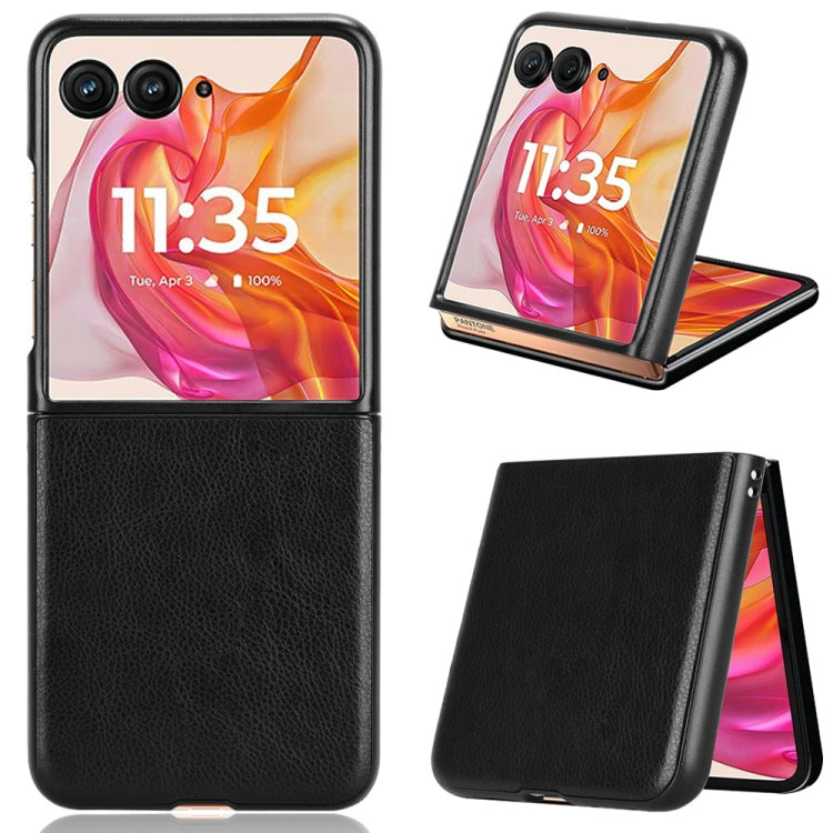 Litchi Texture Back Cover Phone Case, For Motorola Razr 50 Ultra, For Motorola Razr 50, For Motorola Moto Razr 40, For Motorola Moto Razr 40 Ultra