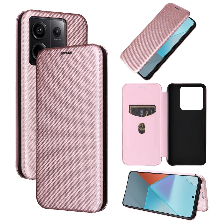 Carbon Fiber Texture Flip Leather Phone Case, For Xiaomi Redmi Note 13 Pro / M6 Pro 4G, For Xiaomi Redmi A3 4G, For Xiaomi Redmi Note 13 4G, For Xiaomi Redmi 13C 5G / 4G, For Xiaomi Redmi K70E 5G, For Xiaomi 14 Pro, For Xiaomi 14, For Xiaomi Redmi 13C ...
