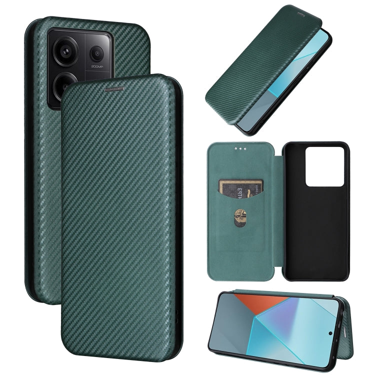 Carbon Fiber Texture Flip Leather Phone Case, For Xiaomi Redmi Note 13 Pro / M6 Pro 4G, For Xiaomi Redmi A3 4G, For Xiaomi Redmi Note 13 4G, For Xiaomi Redmi 13C 5G / 4G, For Xiaomi Redmi K70E 5G, For Xiaomi 14 Pro, For Xiaomi 14, For Xiaomi Redmi 13C ...