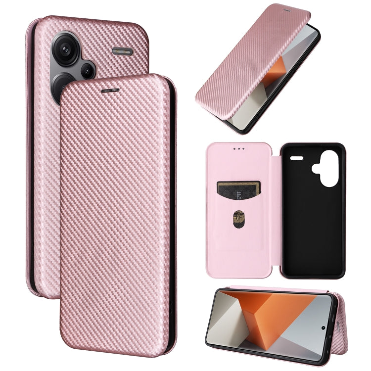 Carbon Fiber Texture Flip Leather Phone Case, For Xiaomi Redmi Note 13 Pro / M6 Pro 4G, For Xiaomi Redmi A3 4G, For Xiaomi Redmi Note 13 4G, For Xiaomi Redmi 13C 5G / 4G, For Xiaomi Redmi K70E 5G, For Xiaomi 14 Pro, For Xiaomi 14, For Xiaomi Redmi 13C ...