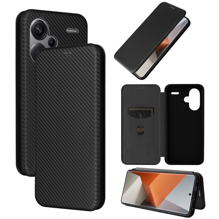 Carbon Fiber Texture Flip Leather Phone Case, For Xiaomi Redmi Note 13 Pro / M6 Pro 4G, For Xiaomi Redmi A3 4G, For Xiaomi Redmi Note 13 4G, For Xiaomi Redmi 13C 5G / 4G, For Xiaomi Redmi K70E 5G, For Xiaomi 14 Pro, For Xiaomi 14, For Xiaomi Redmi 13C ...