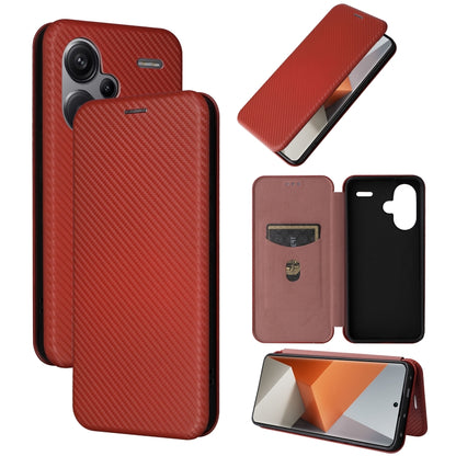 Carbon Fiber Texture Flip Leather Phone Case, For Xiaomi Redmi Note 13 Pro / M6 Pro 4G, For Xiaomi Redmi A3 4G, For Xiaomi Redmi Note 13 4G, For Xiaomi Redmi 13C 5G / 4G, For Xiaomi Redmi K70E 5G, For Xiaomi 14 Pro, For Xiaomi 14, For Xiaomi Redmi 13C ...