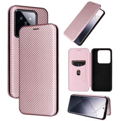 Carbon Fiber Texture Flip Leather Phone Case, For Xiaomi Redmi Note 13 Pro / M6 Pro 4G, For Xiaomi Redmi A3 4G, For Xiaomi Redmi Note 13 4G, For Xiaomi Redmi 13C 5G / 4G, For Xiaomi Redmi K70E 5G, For Xiaomi 14 Pro, For Xiaomi 14, For Xiaomi Redmi 13C ...