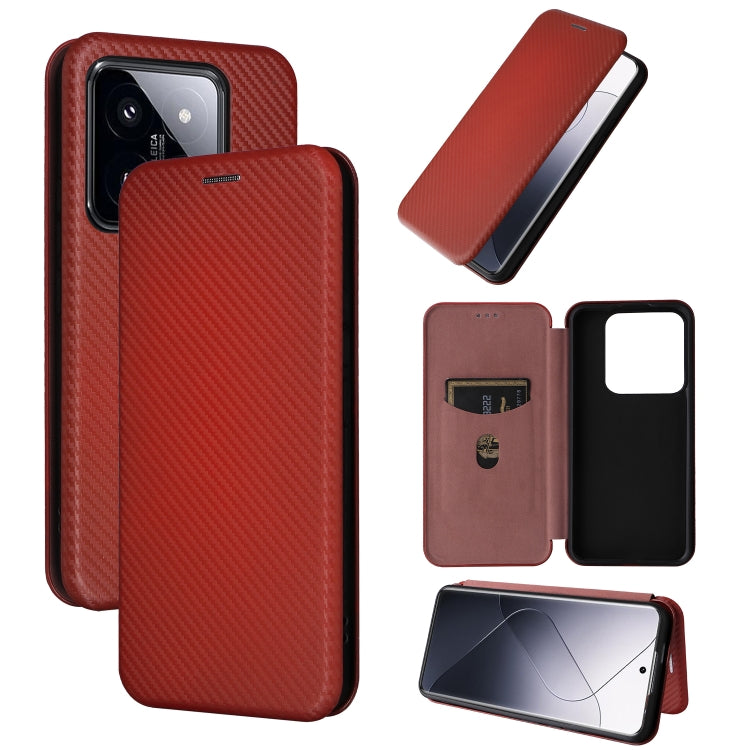 Carbon Fiber Texture Flip Leather Phone Case, For Xiaomi Redmi Note 13 Pro / M6 Pro 4G, For Xiaomi Redmi A3 4G, For Xiaomi Redmi Note 13 4G, For Xiaomi Redmi 13C 5G / 4G, For Xiaomi Redmi K70E 5G, For Xiaomi 14 Pro, For Xiaomi 14, For Xiaomi Redmi 13C ...