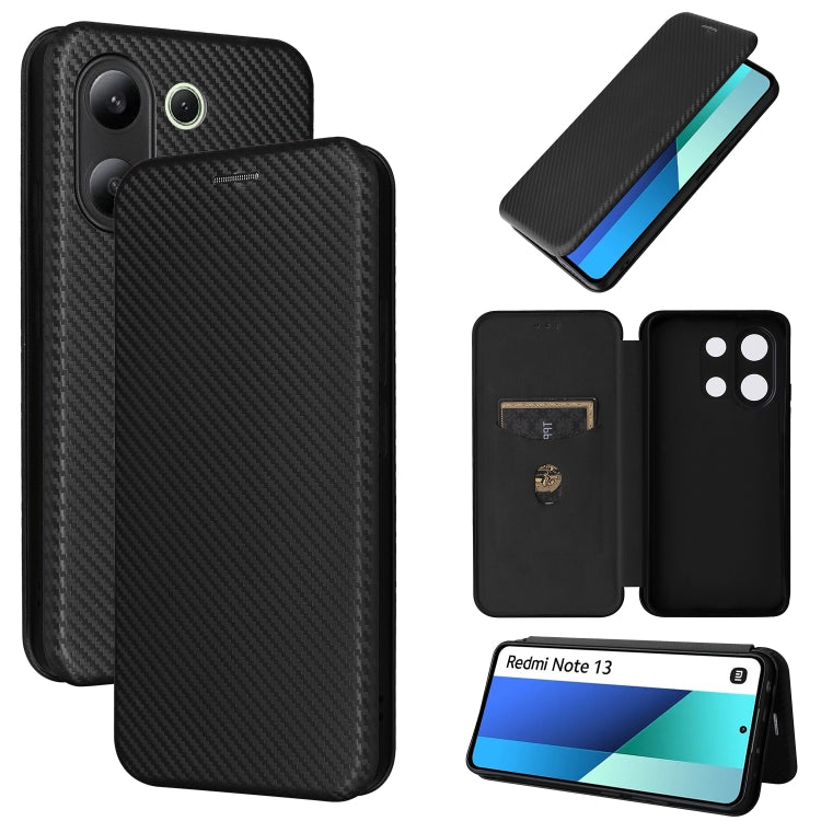 Carbon Fiber Texture Flip Leather Phone Case, For Xiaomi Redmi Note 13 Pro / M6 Pro 4G, For Xiaomi Redmi A3 4G, For Xiaomi Redmi Note 13 4G, For Xiaomi Redmi 13C 5G / 4G, For Xiaomi Redmi K70E 5G, For Xiaomi 14 Pro, For Xiaomi 14, For Xiaomi Redmi 13C ...