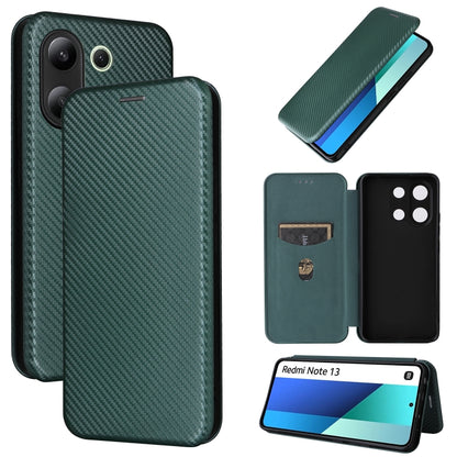 Carbon Fiber Texture Flip Leather Phone Case, For Xiaomi Redmi Note 13 Pro / M6 Pro 4G, For Xiaomi Redmi A3 4G, For Xiaomi Redmi Note 13 4G, For Xiaomi Redmi 13C 5G / 4G, For Xiaomi Redmi K70E 5G, For Xiaomi 14 Pro, For Xiaomi 14, For Xiaomi Redmi 13C ...