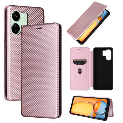 Carbon Fiber Texture Flip Leather Phone Case, For Xiaomi Redmi Note 13 Pro / M6 Pro 4G, For Xiaomi Redmi A3 4G, For Xiaomi Redmi Note 13 4G, For Xiaomi Redmi 13C 5G / 4G, For Xiaomi Redmi K70E 5G, For Xiaomi 14 Pro, For Xiaomi 14, For Xiaomi Redmi 13C ...