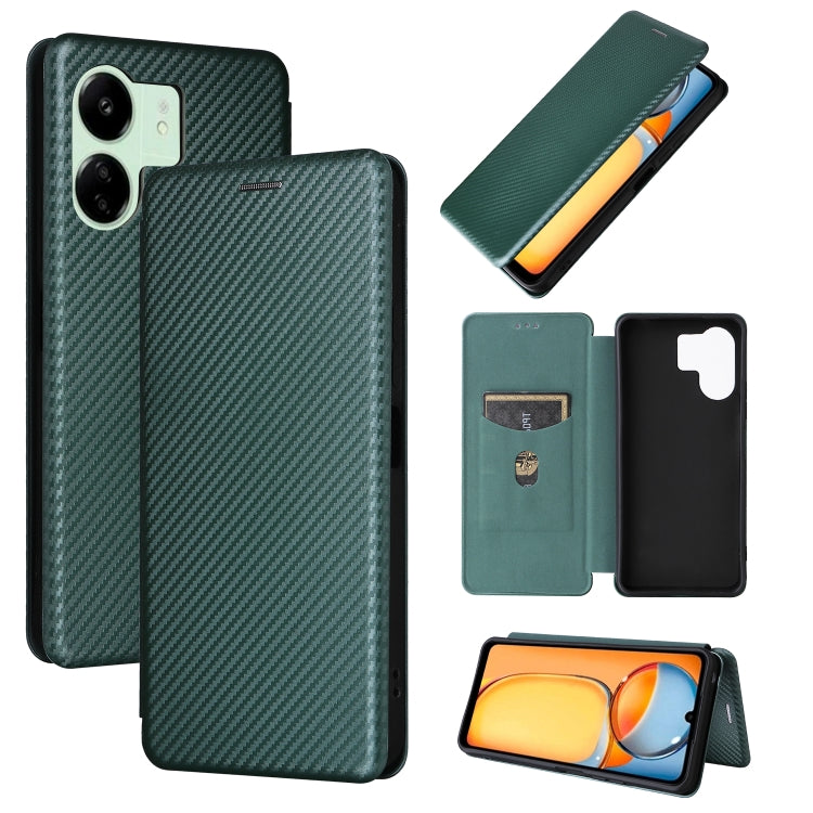Carbon Fiber Texture Flip Leather Phone Case, For Xiaomi Redmi Note 13 Pro / M6 Pro 4G, For Xiaomi Redmi A3 4G, For Xiaomi Redmi Note 13 4G, For Xiaomi Redmi 13C 5G / 4G, For Xiaomi Redmi K70E 5G, For Xiaomi 14 Pro, For Xiaomi 14, For Xiaomi Redmi 13C ...