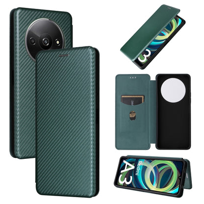 Carbon Fiber Texture Flip Leather Phone Case, For Xiaomi Redmi Note 13 Pro / M6 Pro 4G, For Xiaomi Redmi A3 4G, For Xiaomi Redmi Note 13 4G, For Xiaomi Redmi 13C 5G / 4G, For Xiaomi Redmi K70E 5G, For Xiaomi 14 Pro, For Xiaomi 14, For Xiaomi Redmi 13C ...