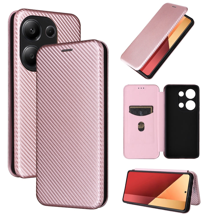 Carbon Fiber Texture Flip Leather Phone Case, For Xiaomi Redmi Note 13 Pro / M6 Pro 4G, For Xiaomi Redmi A3 4G, For Xiaomi Redmi Note 13 4G, For Xiaomi Redmi 13C 5G / 4G, For Xiaomi Redmi K70E 5G, For Xiaomi 14 Pro, For Xiaomi 14, For Xiaomi Redmi 13C ...