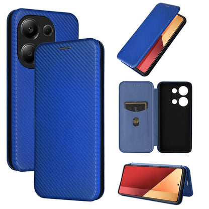 Carbon Fiber Texture Flip Leather Phone Case, For Xiaomi Redmi Note 13 Pro / M6 Pro 4G, For Xiaomi Redmi A3 4G, For Xiaomi Redmi Note 13 4G, For Xiaomi Redmi 13C 5G / 4G, For Xiaomi Redmi K70E 5G, For Xiaomi 14 Pro, For Xiaomi 14, For Xiaomi Redmi 13C ...