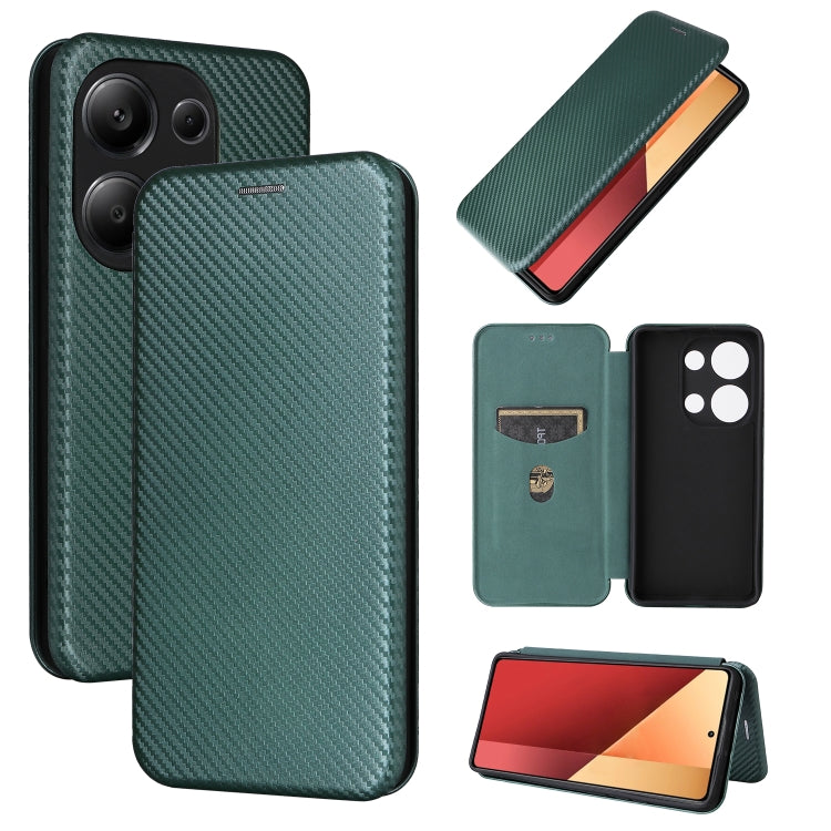 Carbon Fiber Texture Flip Leather Phone Case, For Xiaomi Redmi Note 13 Pro / M6 Pro 4G, For Xiaomi Redmi A3 4G, For Xiaomi Redmi Note 13 4G, For Xiaomi Redmi 13C 5G / 4G, For Xiaomi Redmi K70E 5G, For Xiaomi 14 Pro, For Xiaomi 14, For Xiaomi Redmi 13C ...