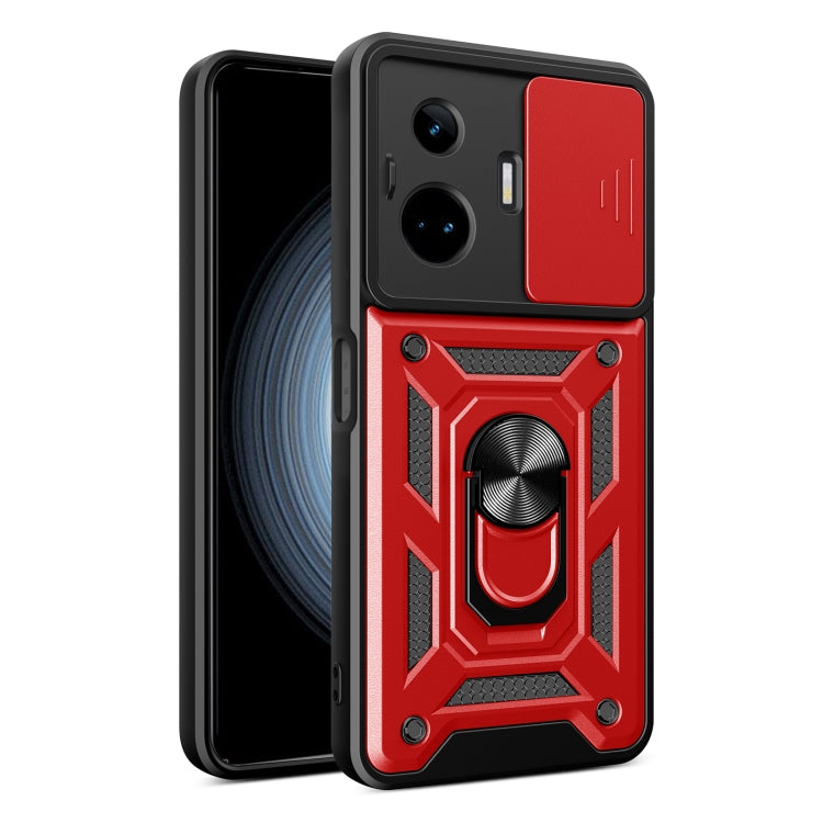 Sliding Camera Cover Design TPU+PC Phone Case, For Realme C65 4G, For Realme GT3 5G, For Realme C21Y / C25Y, For Realme C25 / C15, For Realme 5 Pro, For Realme 5