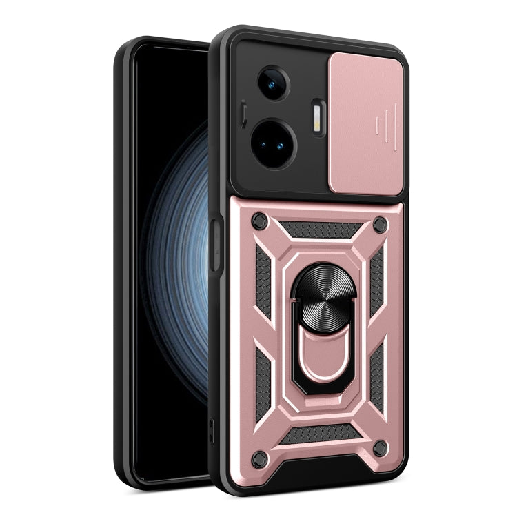 Sliding Camera Cover Design TPU+PC Phone Case, For Realme C65 4G, For Realme GT3 5G, For Realme C21Y / C25Y, For Realme C25 / C15, For Realme 5 Pro, For Realme 5