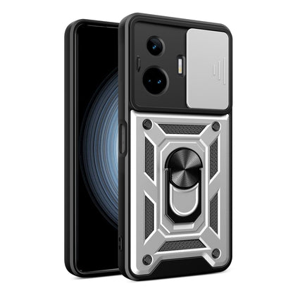 Sliding Camera Cover Design TPU+PC Phone Case, For Realme C65 4G, For Realme GT3 5G, For Realme C21Y / C25Y, For Realme C25 / C15, For Realme 5 Pro, For Realme 5