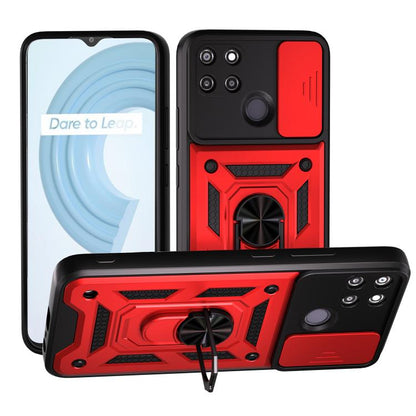 Sliding Camera Cover Design TPU+PC Phone Case, For Realme C65 4G, For Realme GT3 5G, For Realme C21Y / C25Y, For Realme C25 / C15, For Realme 5 Pro, For Realme 5