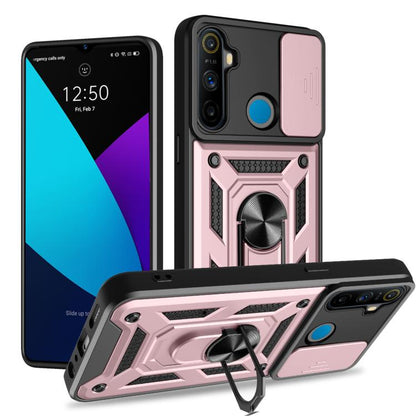Sliding Camera Cover Design TPU+PC Phone Case, For Realme C65 4G, For Realme GT3 5G, For Realme C21Y / C25Y, For Realme C25 / C15, For Realme 5 Pro, For Realme 5