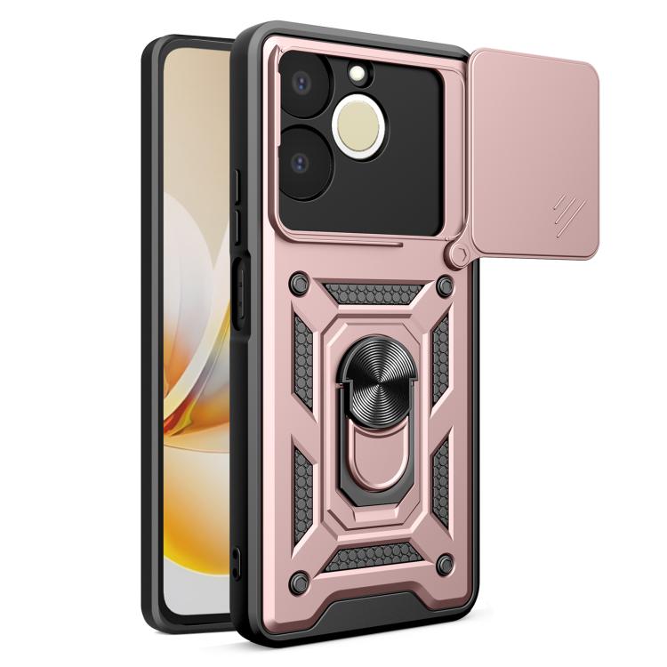 Sliding Camera Cover Design TPU+PC Phone Case, For Realme 16T 5G, For Realme C100i / C100x 4G, For Realme C100 4G, For Realme P4 Power 5G, For Realme C83 5G, For Realme 16 5G, For Realme 16 Pro+ 5G Global, For Realme 16 Pro / 16 Pro+ 5G                ...