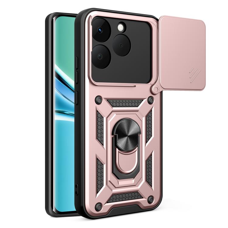 Sliding Camera Cover Design TPU+PC Phone Case, For Realme 16T 5G, For Realme C100i / C100x 4G, For Realme C100 4G, For Realme P4 Power 5G, For Realme C83 5G, For Realme 16 5G, For Realme 16 Pro+ 5G Global, For Realme 16 Pro / 16 Pro+ 5G                ...