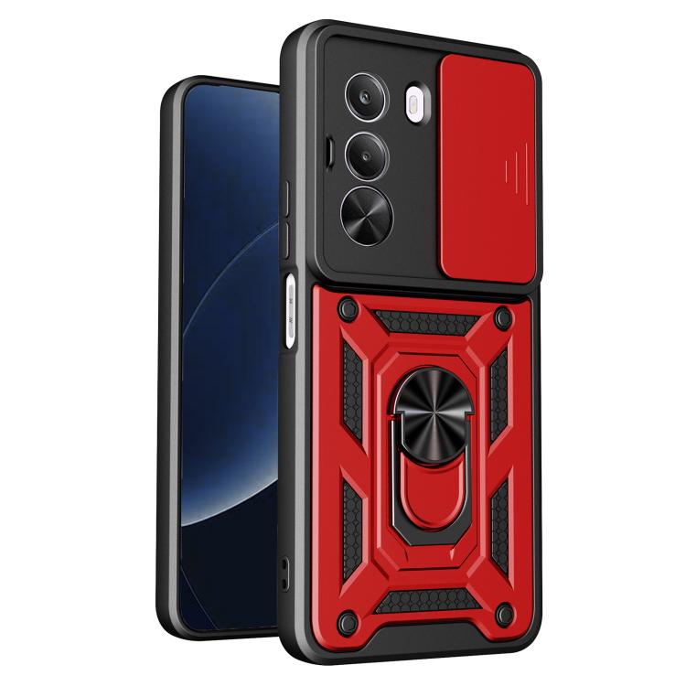 Sliding Camera Cover Design TPU+PC Phone Case, For Realme 16T 5G, For Realme C100i / C100x 4G, For Realme C100 4G, For Realme P4 Power 5G, For Realme C83 5G, For Realme 16 5G, For Realme 16 Pro+ 5G Global, For Realme 16 Pro / 16 Pro+ 5G                ...