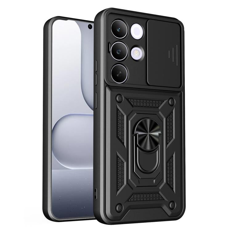 Sliding Camera Cover Design TPU+PC Phone Case, For Realme 16T 5G, For Realme C100i / C100x 4G, For Realme C100 4G, For Realme P4 Power 5G, For Realme C83 5G, For Realme 16 5G, For Realme 16 Pro+ 5G Global, For Realme 16 Pro / 16 Pro+ 5G                ...