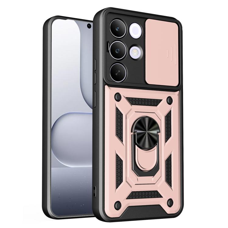 Sliding Camera Cover Design TPU+PC Phone Case, For Realme 16T 5G, For Realme C100i / C100x 4G, For Realme C100 4G, For Realme P4 Power 5G, For Realme C83 5G, For Realme 16 5G, For Realme 16 Pro+ 5G Global, For Realme 16 Pro / 16 Pro+ 5G                ...