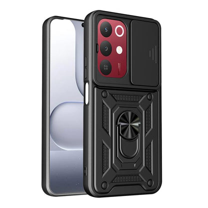 Sliding Camera Cover Design TPU+PC Phone Case, For Realme 16T 5G, For Realme C100i / C100x 4G, For Realme C100 4G, For Realme P4 Power 5G, For Realme C83 5G, For Realme 16 5G, For Realme 16 Pro+ 5G Global, For Realme 16 Pro / 16 Pro+ 5G                ...