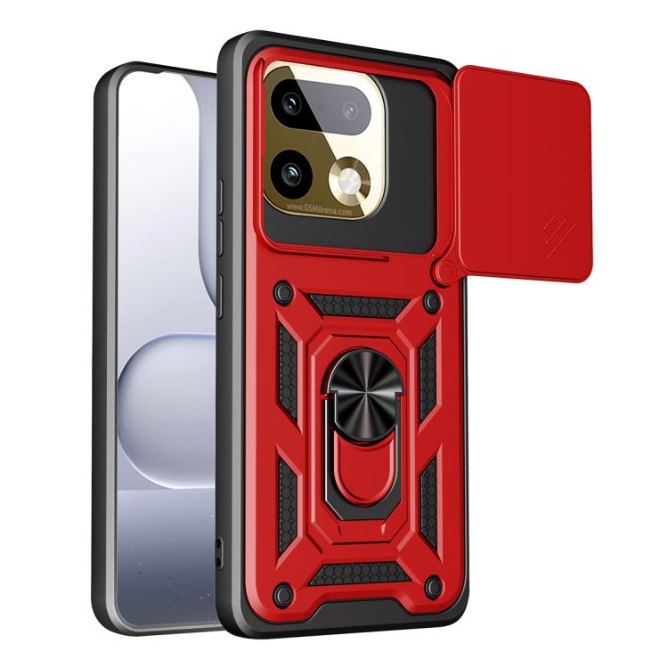 Sliding Camera Cover Design TPU+PC Phone Case, For Realme 16T 5G, For Realme C100i / C100x 4G, For Realme C100 4G, For Realme P4 Power 5G, For Realme C83 5G, For Realme 16 5G, For Realme 16 Pro+ 5G Global, For Realme 16 Pro / 16 Pro+ 5G                ...