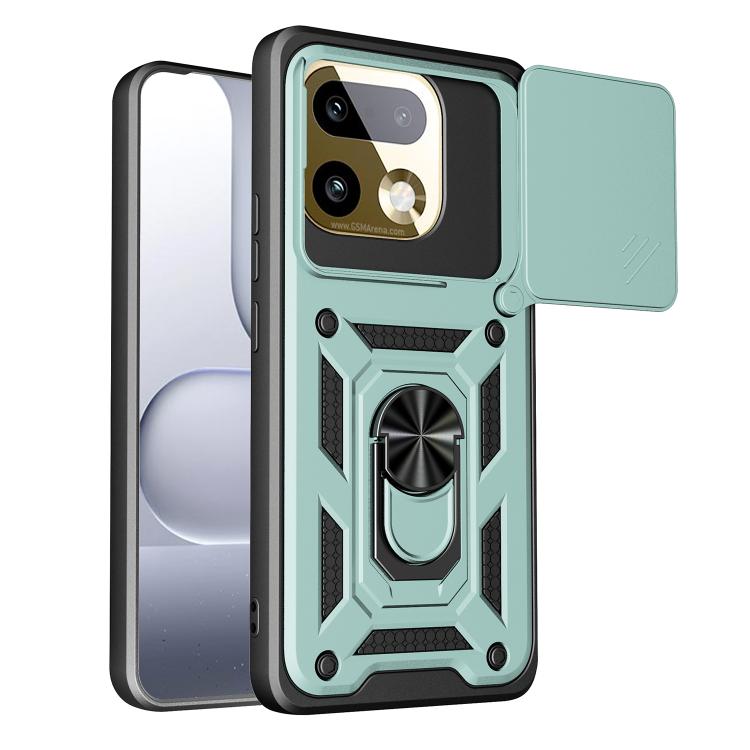 Sliding Camera Cover Design TPU+PC Phone Case, For Realme 16T 5G, For Realme C100i / C100x 4G, For Realme C100 4G, For Realme P4 Power 5G, For Realme C83 5G, For Realme 16 5G, For Realme 16 Pro+ 5G Global, For Realme 16 Pro / 16 Pro+ 5G                ...