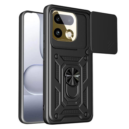 Sliding Camera Cover Design TPU+PC Phone Case, For Realme 16T 5G, For Realme C100i / C100x 4G, For Realme C100 4G, For Realme P4 Power 5G, For Realme C83 5G, For Realme 16 5G, For Realme 16 Pro+ 5G Global, For Realme 16 Pro / 16 Pro+ 5G                ...