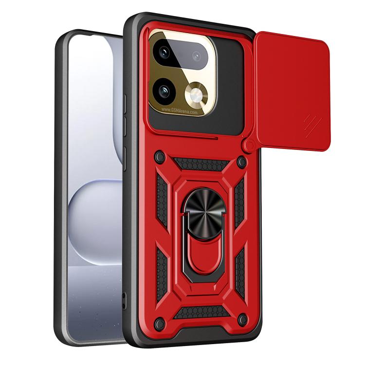 Sliding Camera Cover Design TPU+PC Phone Case, For Realme 16T 5G, For Realme C100i / C100x 4G, For Realme C100 4G, For Realme P4 Power 5G, For Realme C83 5G, For Realme 16 5G, For Realme 16 Pro+ 5G Global, For Realme 16 Pro / 16 Pro+ 5G                ...