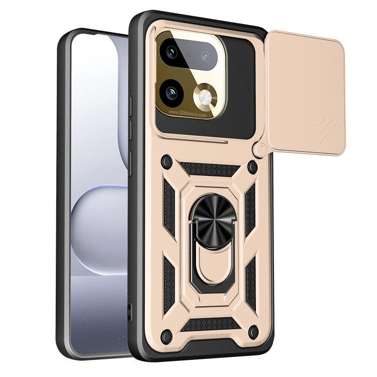 Sliding Camera Cover Design TPU+PC Phone Case, For Realme 16T 5G, For Realme C100i / C100x 4G, For Realme C100 4G, For Realme P4 Power 5G, For Realme C83 5G, For Realme 16 5G, For Realme 16 Pro+ 5G Global, For Realme 16 Pro / 16 Pro+ 5G                ...