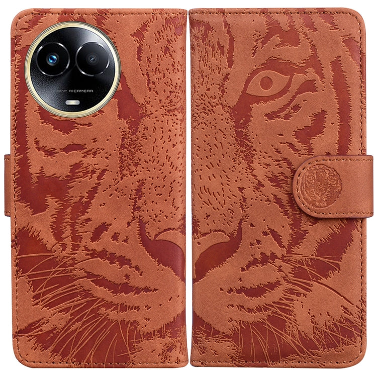 Tiger Embossing Pattern Flip Leather Phone Case, For Realme 12+, For Realme 12 Pro+ Global, For Realme C67 4G Global, For Realme 11 4G Global, For Realme 11 5G/Narzo 60 India Version, For Realme 11 5G Global, For Realme 11 Pro / 11 Pro+ / Narzo 60 Pro ...