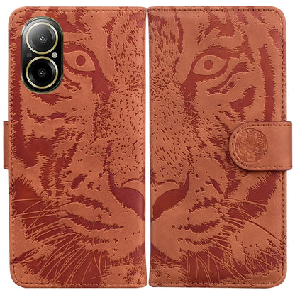 Tiger Embossing Pattern Flip Leather Phone Case, For Realme 12+, For Realme 12 Pro+ Global, For Realme C67 4G Global, For Realme 11 4G Global, For Realme 11 5G/Narzo 60 India Version, For Realme 11 5G Global, For Realme 11 Pro / 11 Pro+ / Narzo 60 Pro ...