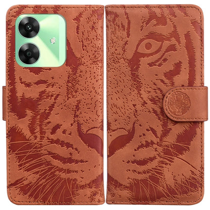 Tiger Embossing Pattern Flip Leather Phone Case, For Realme 16 5G, For Realme 16 Pro+ 5G, For Realme 16 Pro 5G, For Realme 15T 5G, For Realme Narzo 80 Lite 4G / C71 India, For Realme 15 5G / Realme 15 Pro 5G, For Realme 14, For Realme Neo7 SE          ...