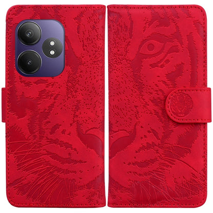 Tiger Embossing Pattern Flip Leather Phone Case, For Realme 16 5G, For Realme 16 Pro+ 5G, For Realme 16 Pro 5G, For Realme 15T 5G, For Realme Narzo 80 Lite 4G / C71 India, For Realme 15 5G / Realme 15 Pro 5G, For Realme 14, For Realme Neo7 SE          ...