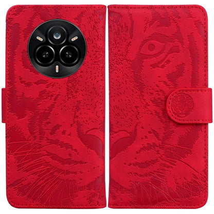 Tiger Embossing Pattern Flip Leather Phone Case, For Realme 16 5G, For Realme 16 Pro+ 5G, For Realme 16 Pro 5G, For Realme 15T 5G, For Realme Narzo 80 Lite 4G / C71 India, For Realme 15 5G / Realme 15 Pro 5G, For Realme 14, For Realme Neo7 SE          ...
