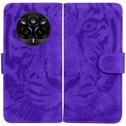 Tiger Embossing Pattern Flip Leather Phone Case, For Realme 16 5G, For Realme 16 Pro+ 5G, For Realme 16 Pro 5G, For Realme 15T 5G, For Realme Narzo 80 Lite 4G / C71 India, For Realme 15 5G / Realme 15 Pro 5G, For Realme 14, For Realme Neo7 SE          ...