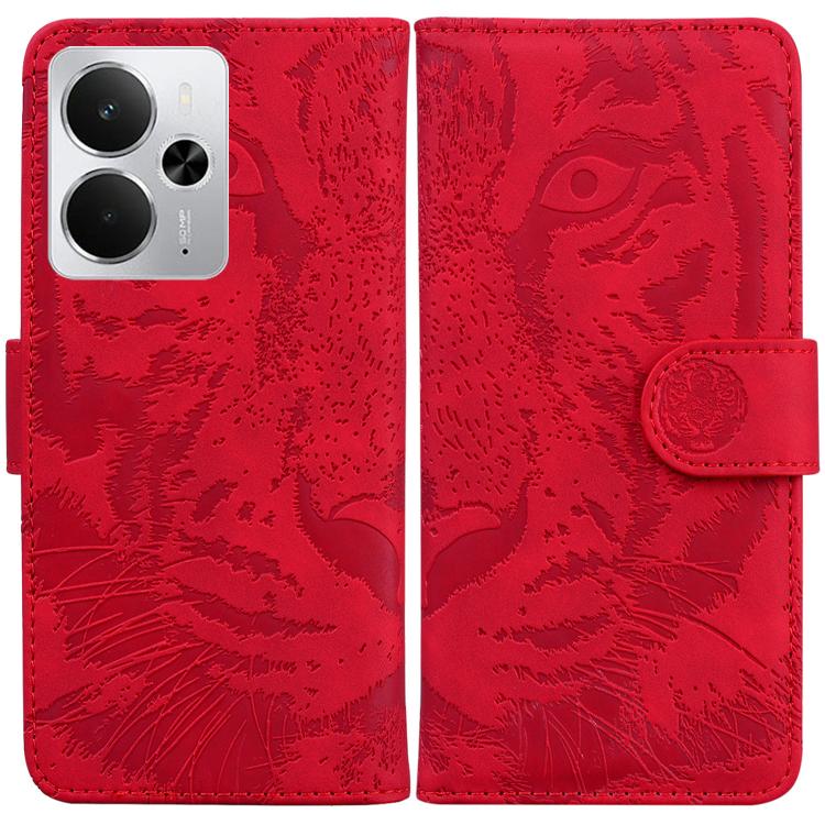 Tiger Embossing Pattern Flip Leather Phone Case, For Realme 16 5G, For Realme 16 Pro+ 5G, For Realme 16 Pro 5G, For Realme 15T 5G, For Realme Narzo 80 Lite 4G / C71 India, For Realme 15 5G / Realme 15 Pro 5G, For Realme 14, For Realme Neo7 SE          ...