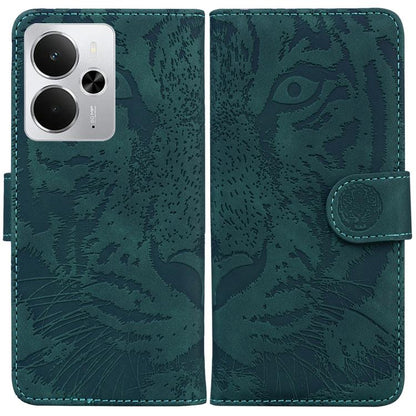 Tiger Embossing Pattern Flip Leather Phone Case, For Realme 16 5G, For Realme 16 Pro+ 5G, For Realme 16 Pro 5G, For Realme 15T 5G, For Realme Narzo 80 Lite 4G / C71 India, For Realme 15 5G / Realme 15 Pro 5G, For Realme 14, For Realme Neo7 SE          ...