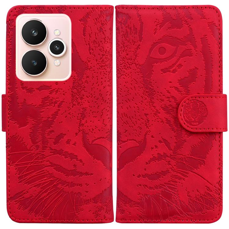Tiger Embossing Pattern Flip Leather Phone Case, For Realme 16 5G, For Realme 16 Pro+ 5G, For Realme 16 Pro 5G, For Realme 15T 5G, For Realme Narzo 80 Lite 4G / C71 India, For Realme 15 5G / Realme 15 Pro 5G, For Realme 14, For Realme Neo7 SE          ...