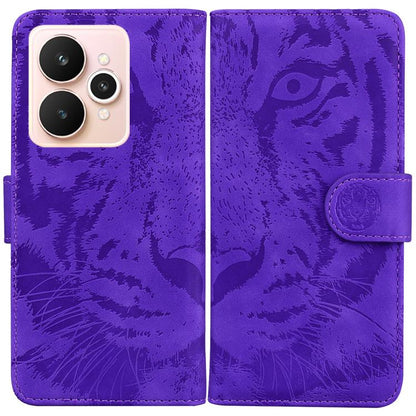 Tiger Embossing Pattern Flip Leather Phone Case, For Realme 16 5G, For Realme 16 Pro+ 5G, For Realme 16 Pro 5G, For Realme 15T 5G, For Realme Narzo 80 Lite 4G / C71 India, For Realme 15 5G / Realme 15 Pro 5G, For Realme 14, For Realme Neo7 SE          ...